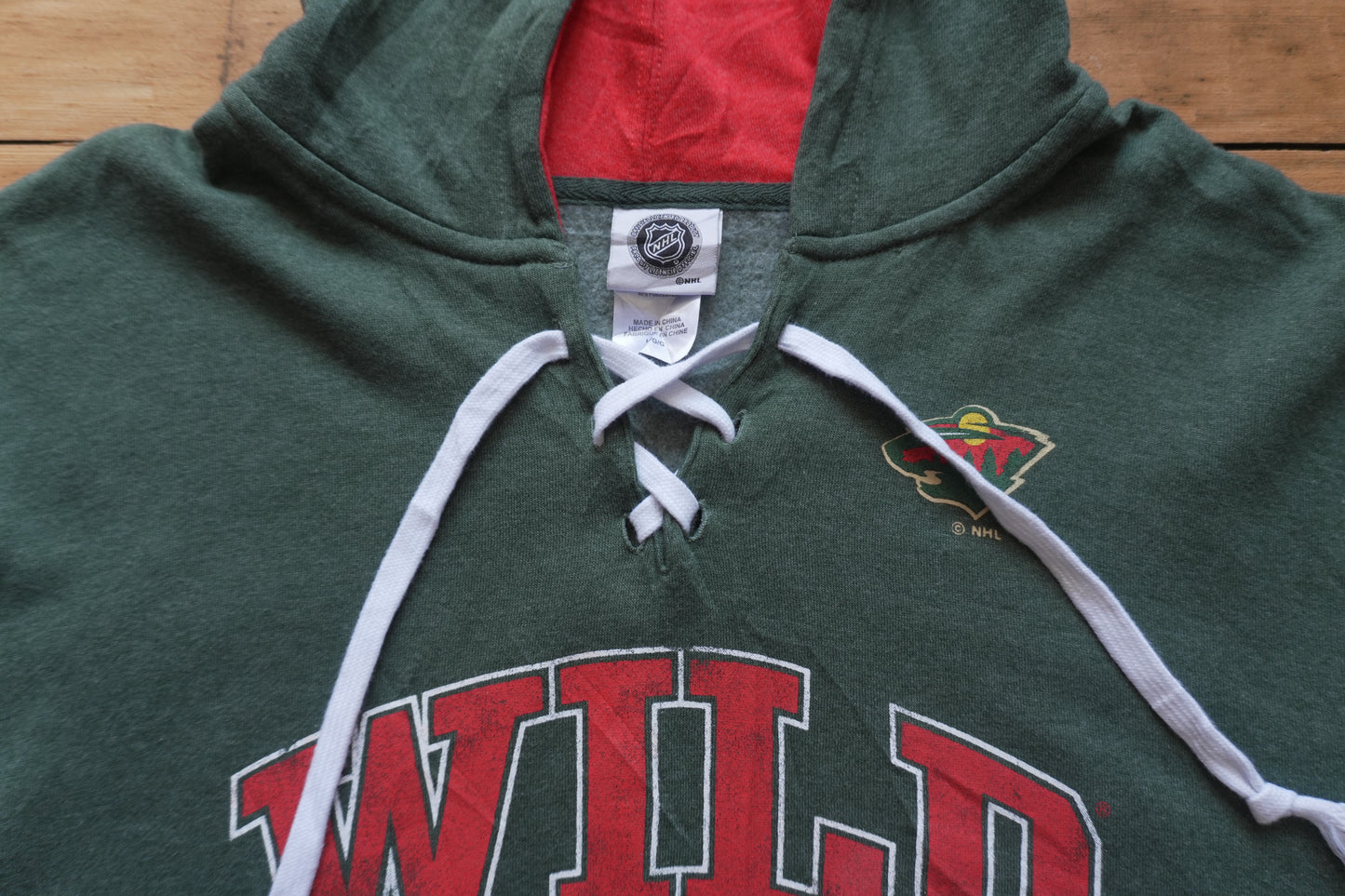 Hoodie Vintage Hockey NHL Minnesota Wild Cats 2000s US Sportswear