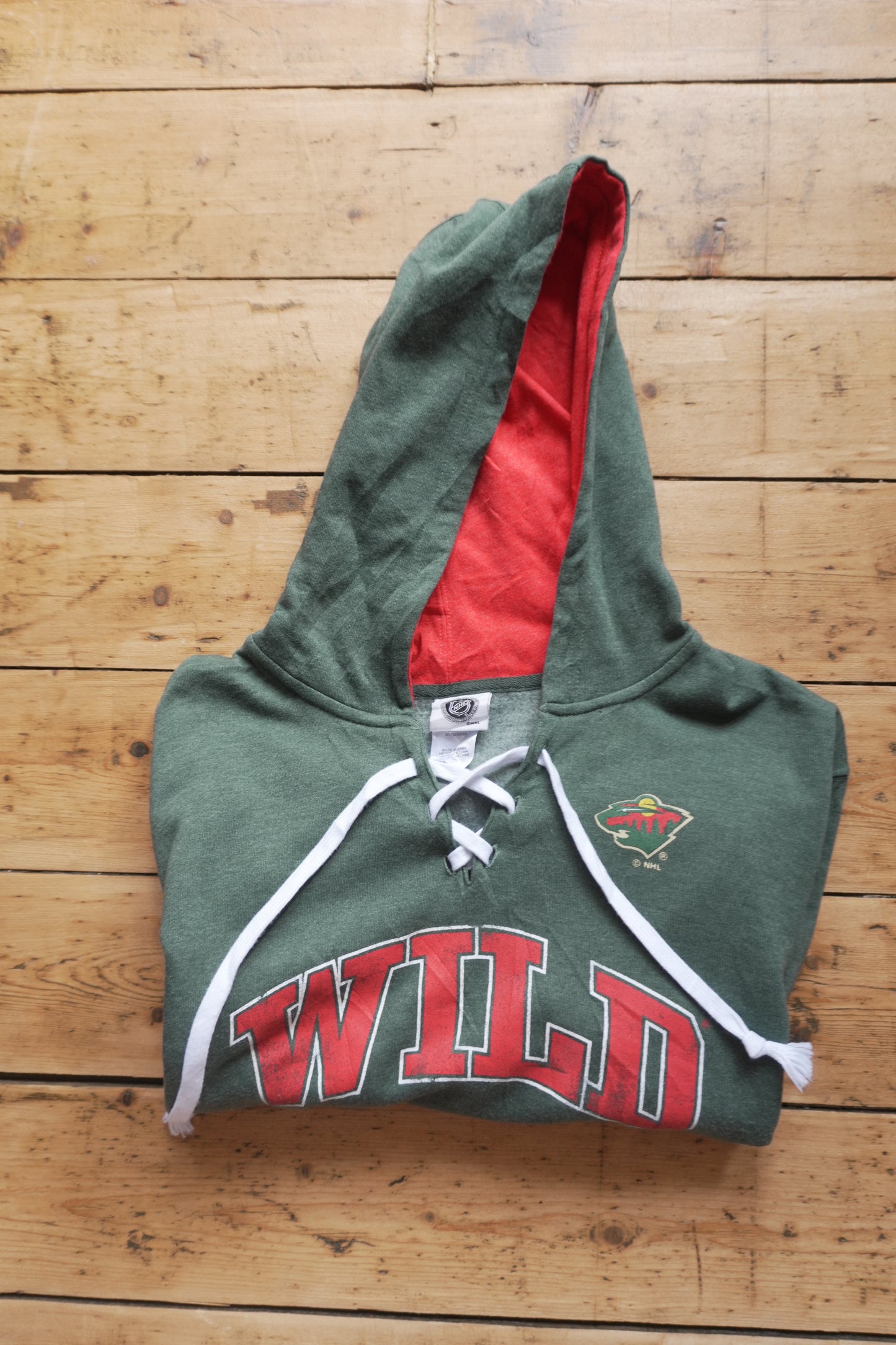Hoodie Vintage Hockey NHL Minnesota Wild Cats 2000s US Sportswear