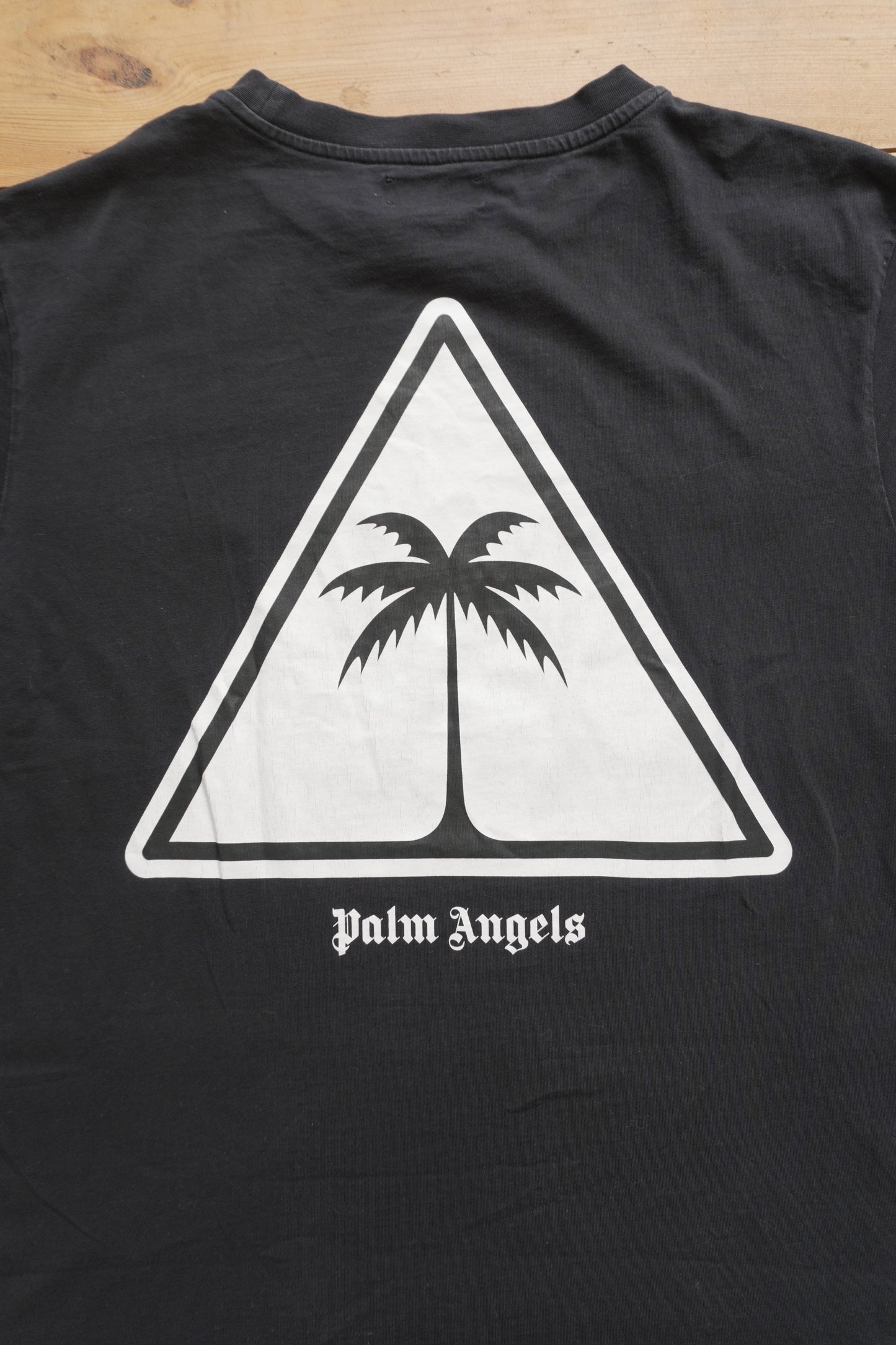 Palm Angels T-shirt Black Palm Tree Triangle 2021 EU Made Men's XL Short Sleeve