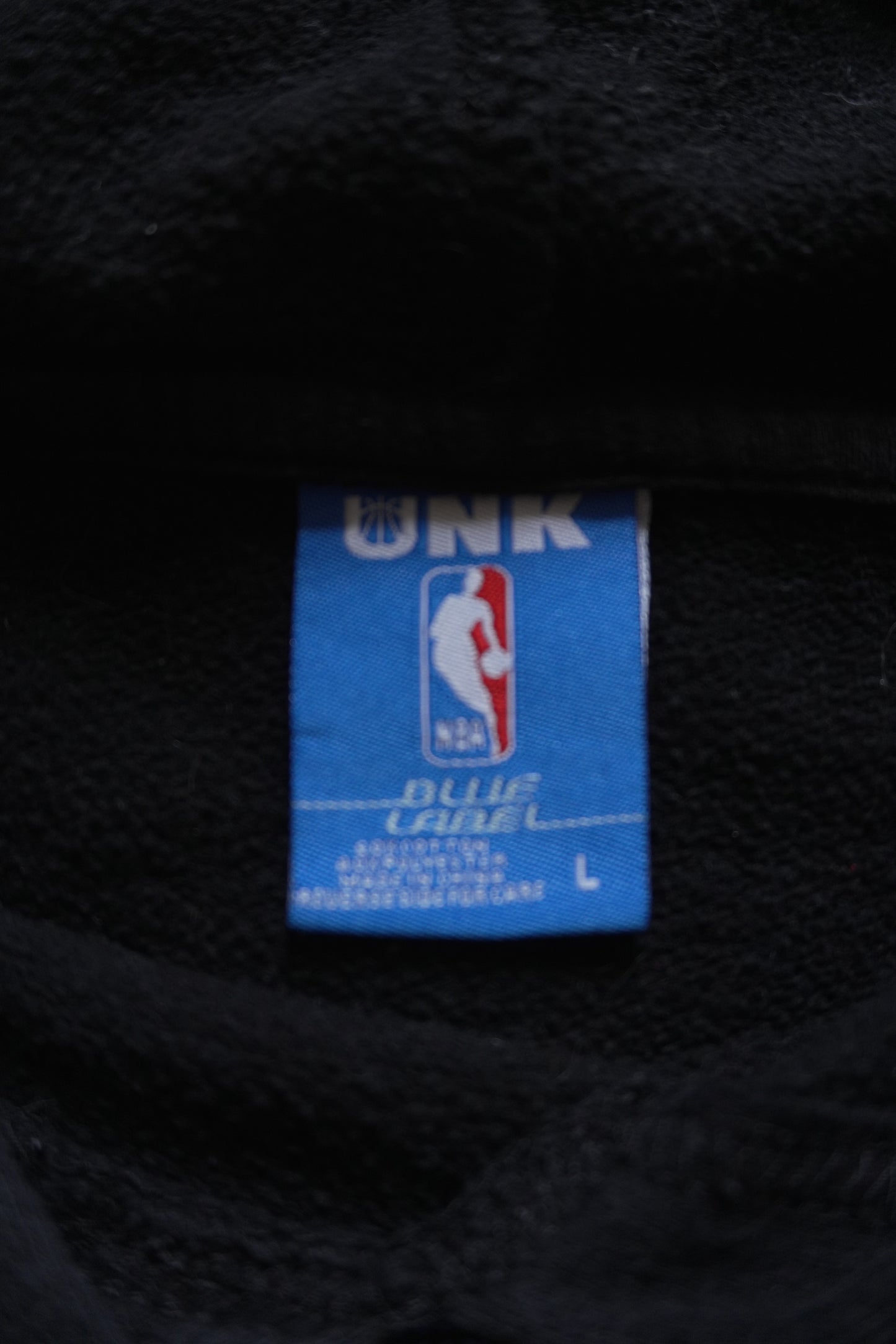 Hoodie Vintage NBA Detroit Pistons Champion Blue Label Black Men's Large