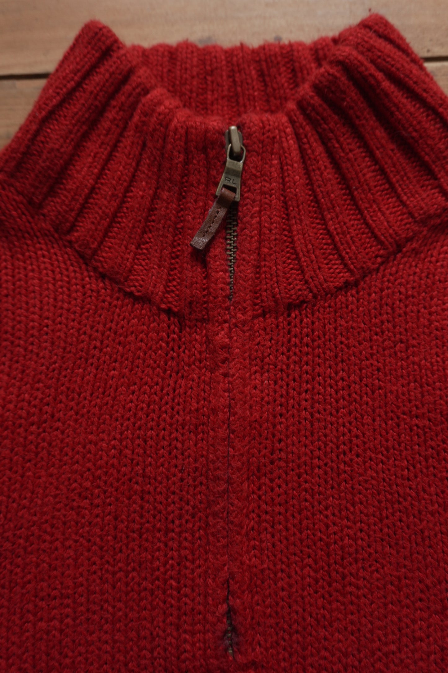 Vintage Polo Ralph Lauren Quarter Zip Sweater 2000's Y2K Men's Small Knitwear