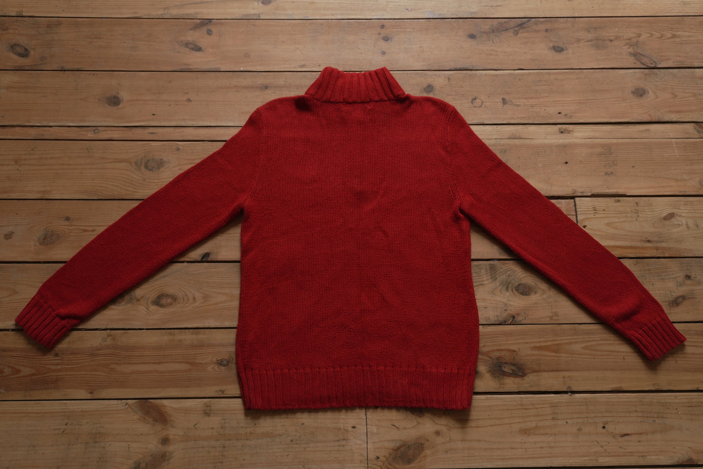 Vintage Polo Ralph Lauren Quarter Zip Sweater 2000's Y2K Men's Small Knitwear