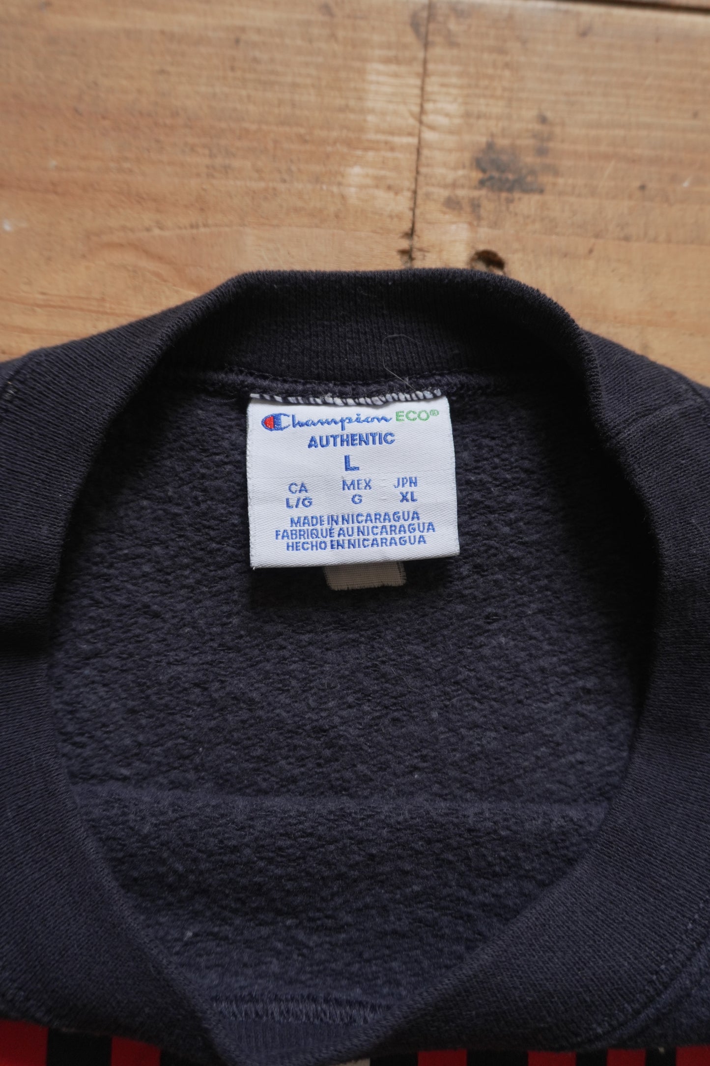 Champion Sweatshirt Liberty University Navy Blue Collegiate Crew Neck Men's Large