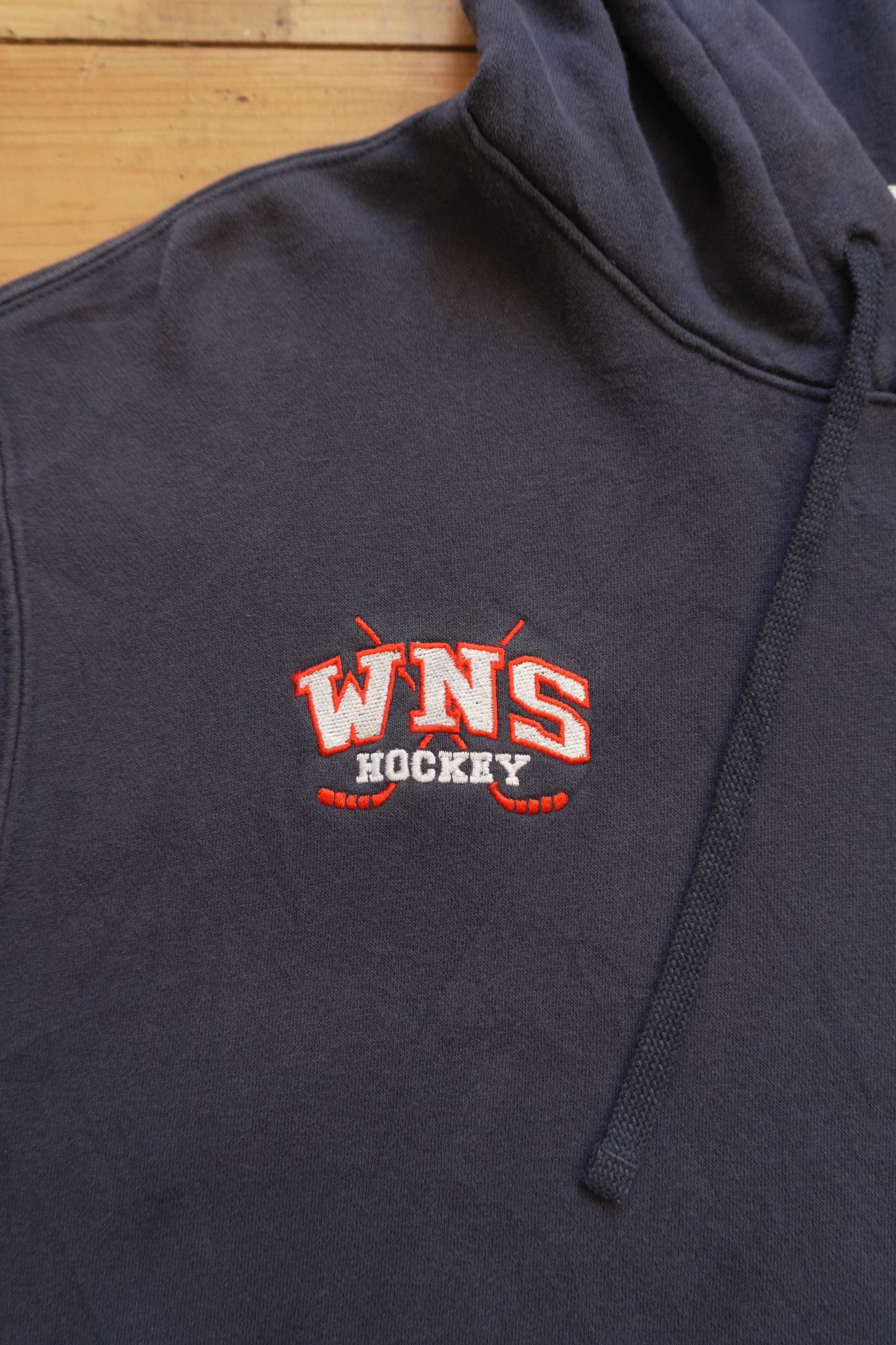 Hoodie Nike Vintage 2000's Y2K WNS Hockey Navy Blue Men's Large