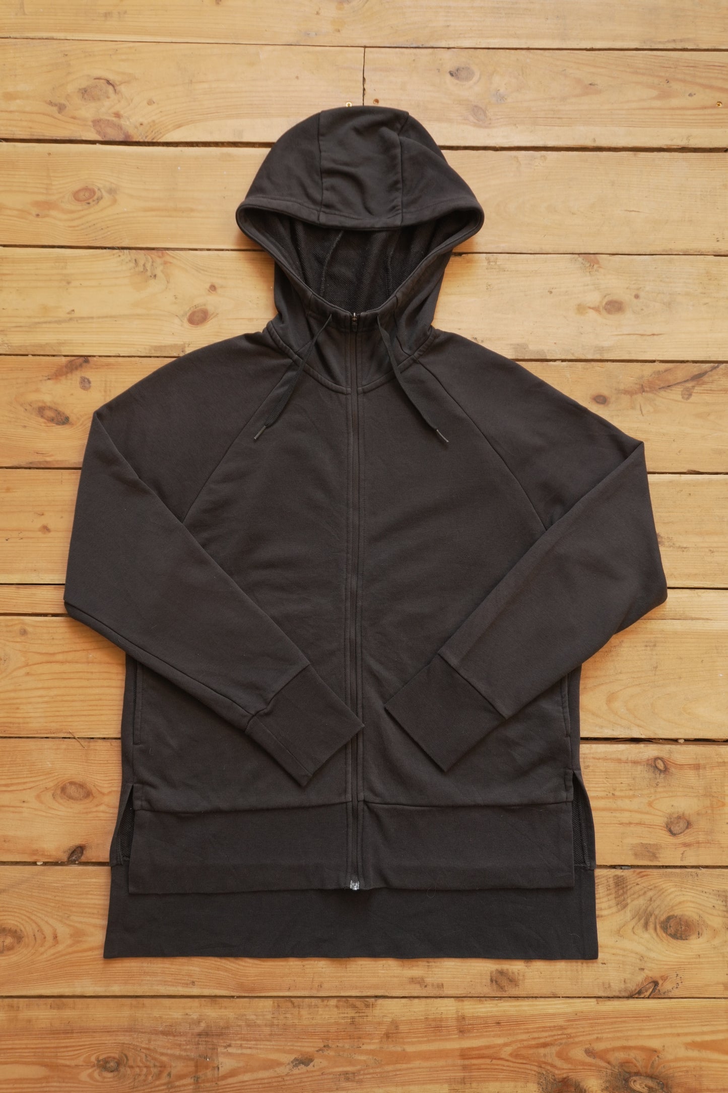Hoodie Nike Dri-FIT 2010's Black Men's Small Lower Hem Design Full Zip