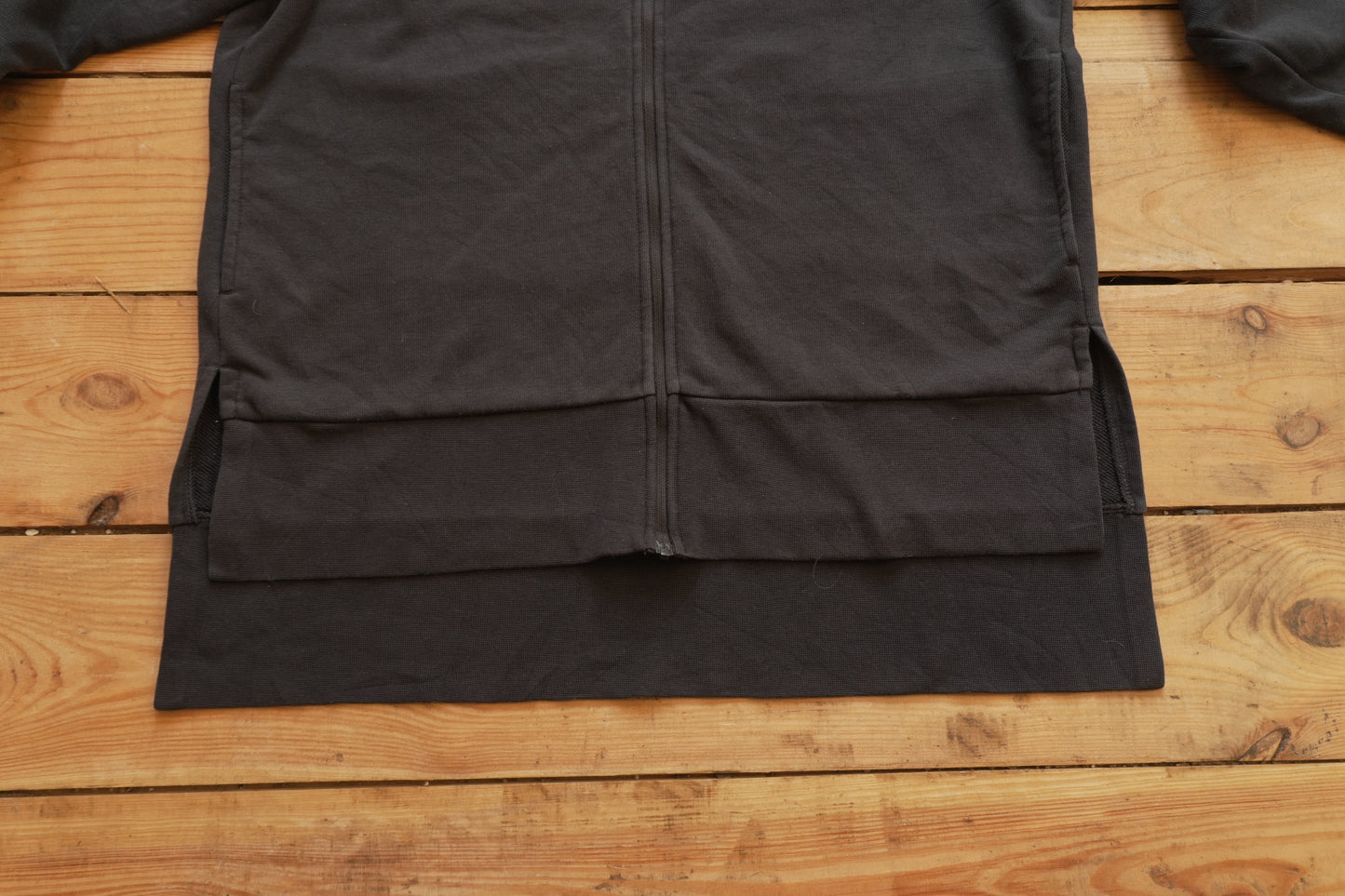 Hoodie Nike Dri-FIT 2010's Black Men's Small Lower Hem Design Full Zip