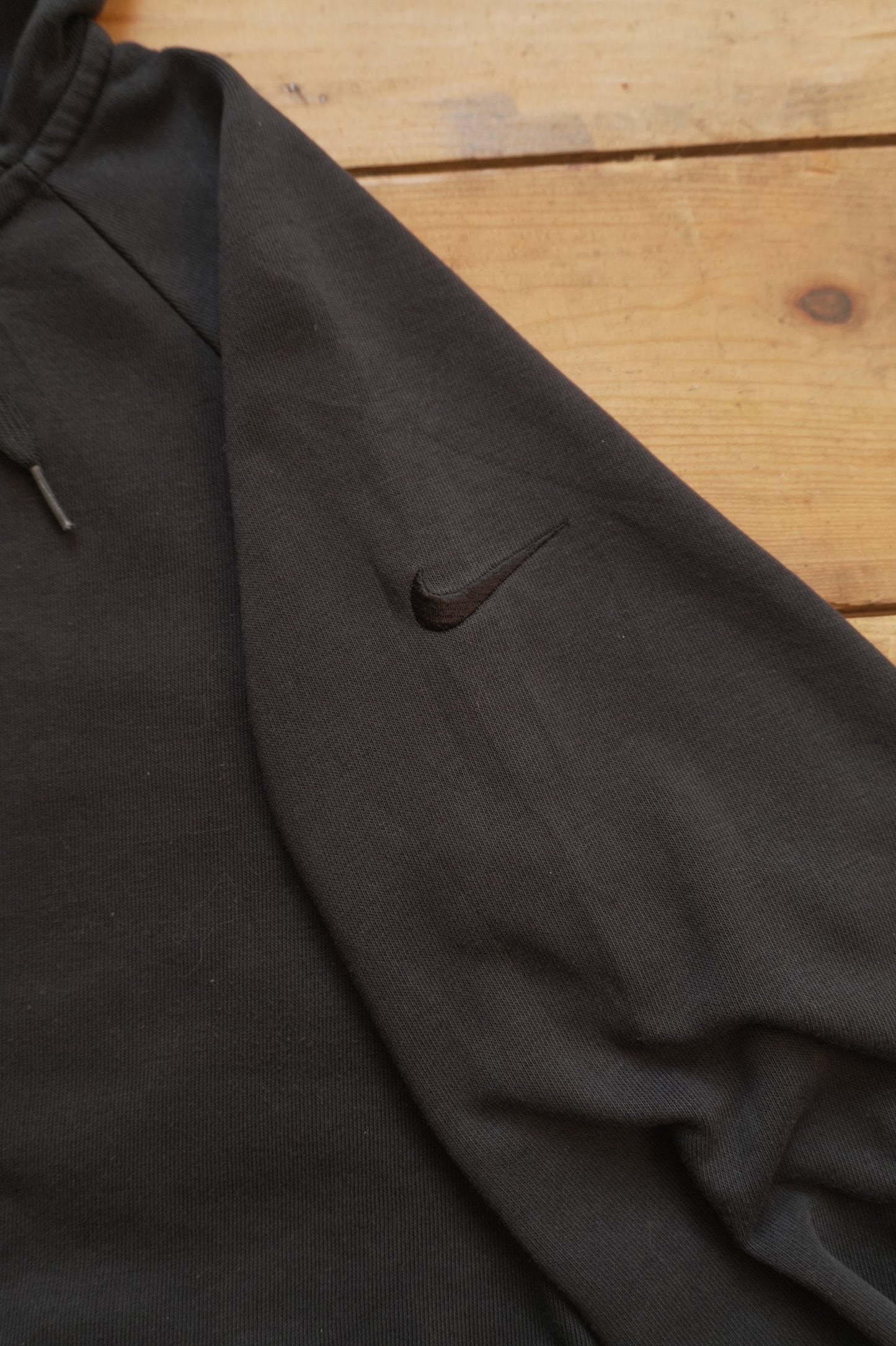 Hoodie Nike Dri-FIT 2010's Black Men's Small Lower Hem Design Full Zip