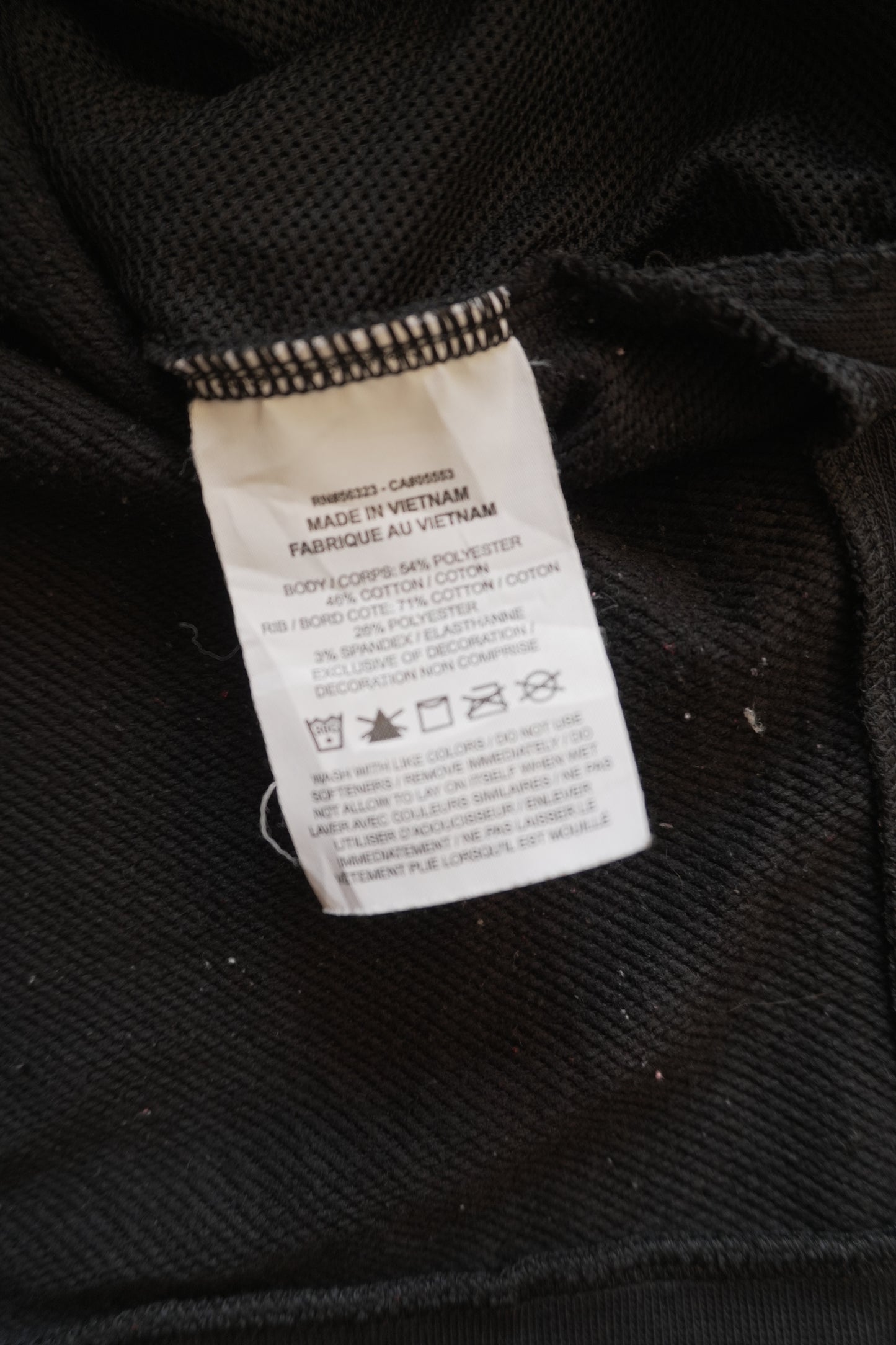 Hoodie Nike Dri-FIT 2010's Black Men's Small Lower Hem Design Full Zip