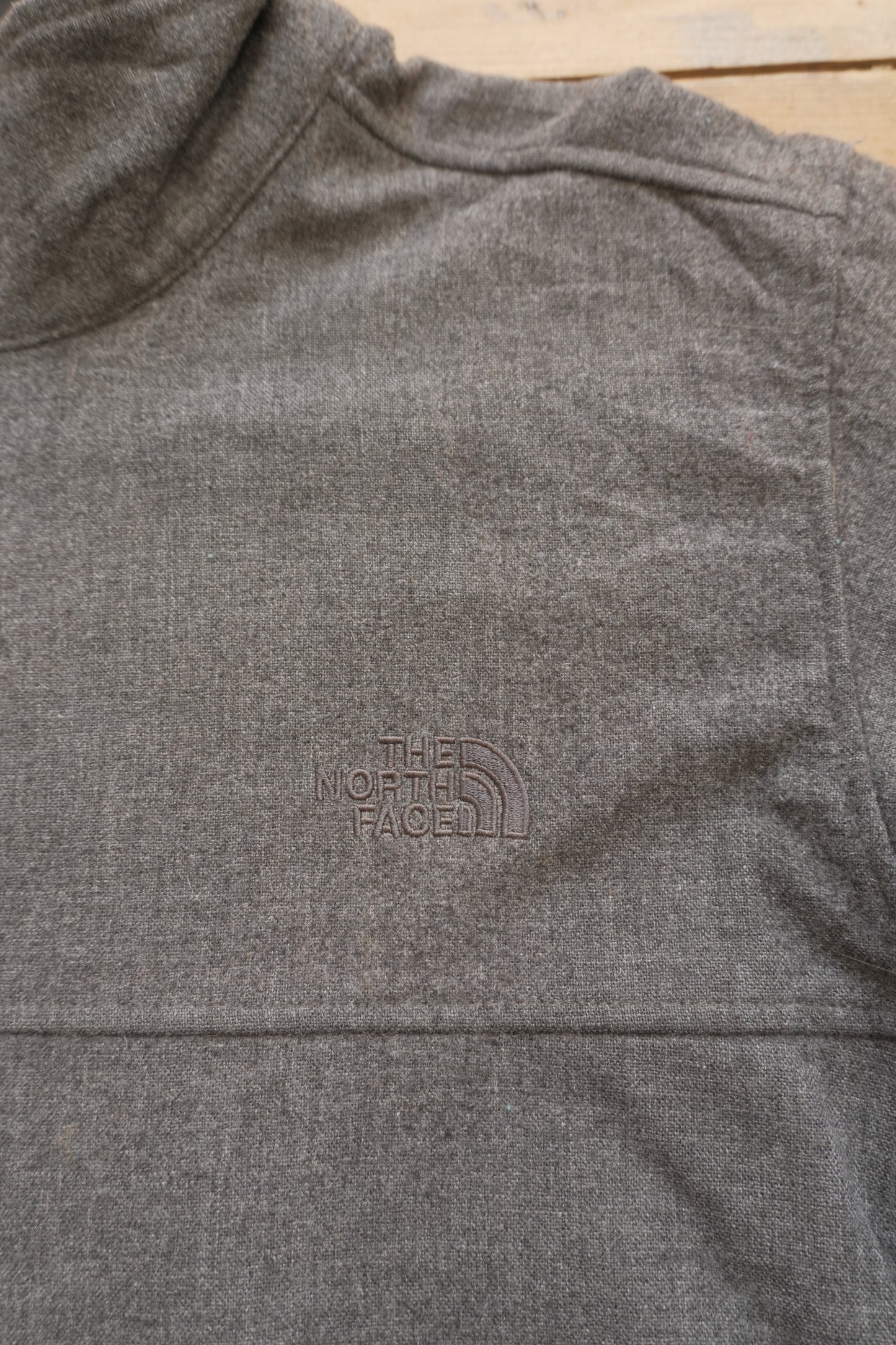 Jacket The North Face Vintage Wool Blend Grey Men's XL Zip Pockets Full Zip