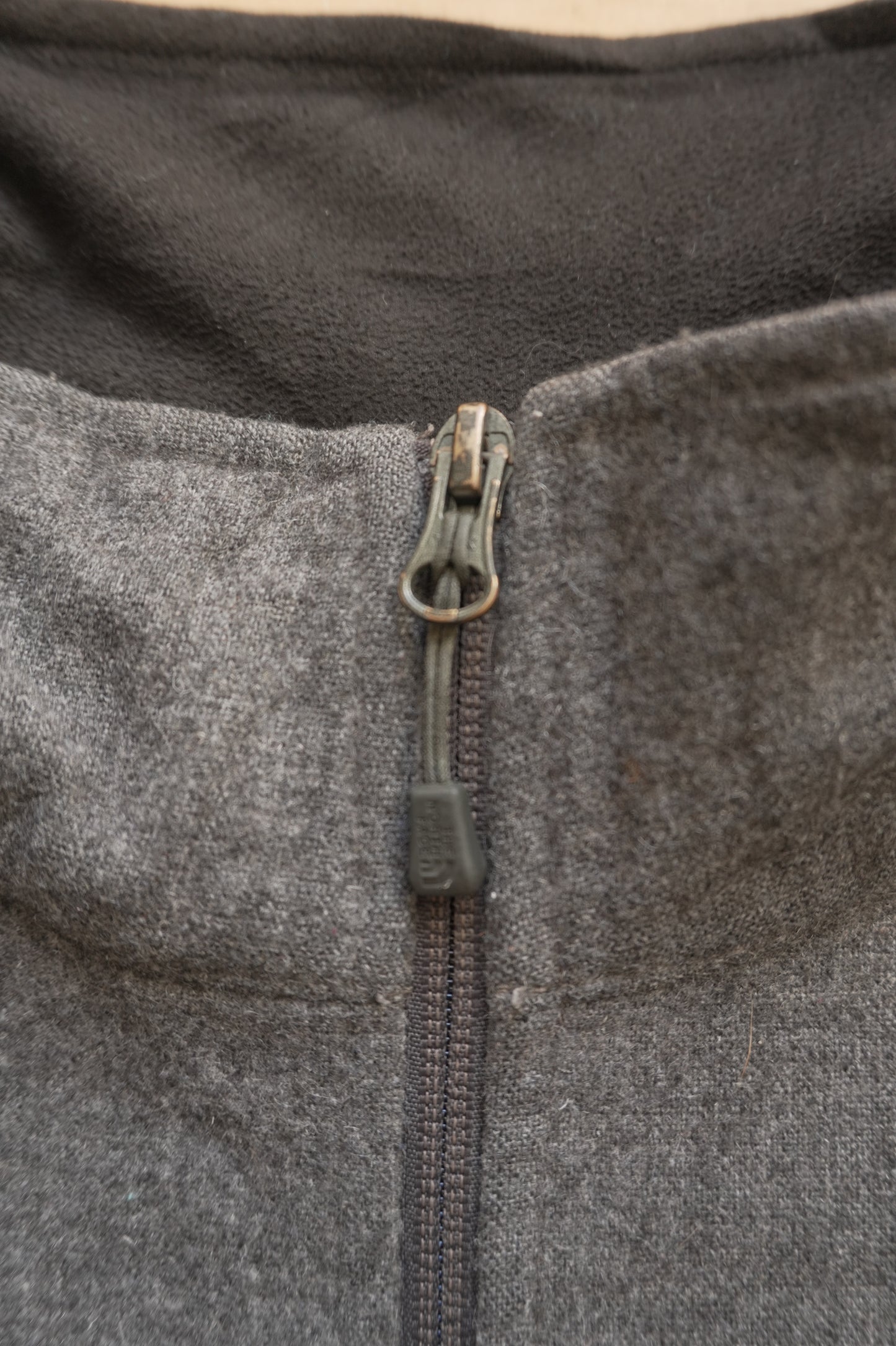Jacket The North Face Vintage Wool Blend Grey Men's XL Zip Pockets Full Zip