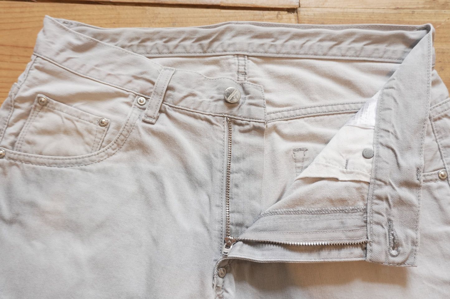 Vintage Carhartt Jeans Light Grey Wash Straight Leg W30 L32 Y2K