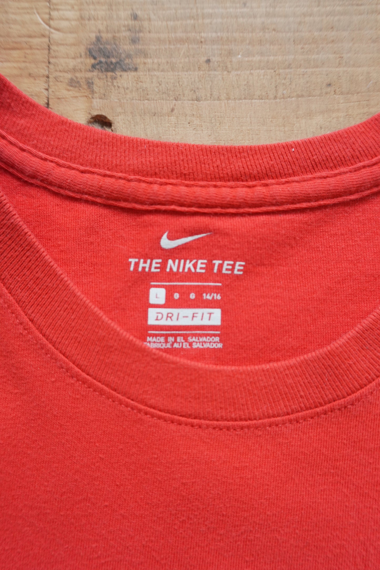 Nike Jordan T-shirt Dri-FIT Pelicans Zion Williamson Red Kid's Large Ages 14-16