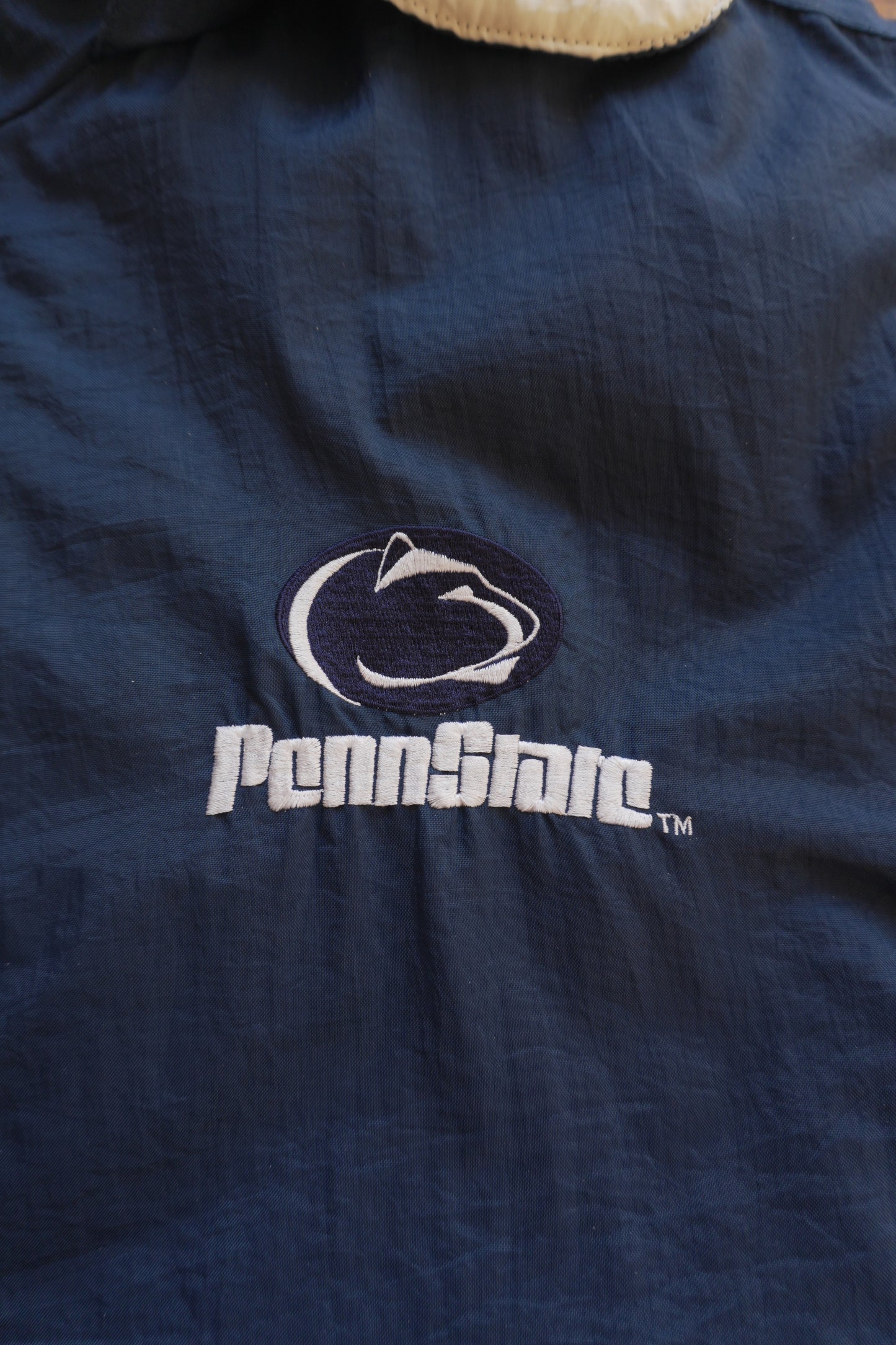 Vintage Reversible Penn State Jacket Pro Player Footlocker Hooded University Coat Collegiate