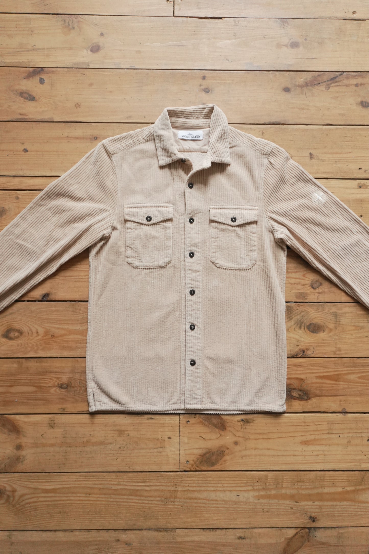 Stone Island Shirt Corduroy Over Shirt Men's Small Cord Shacket