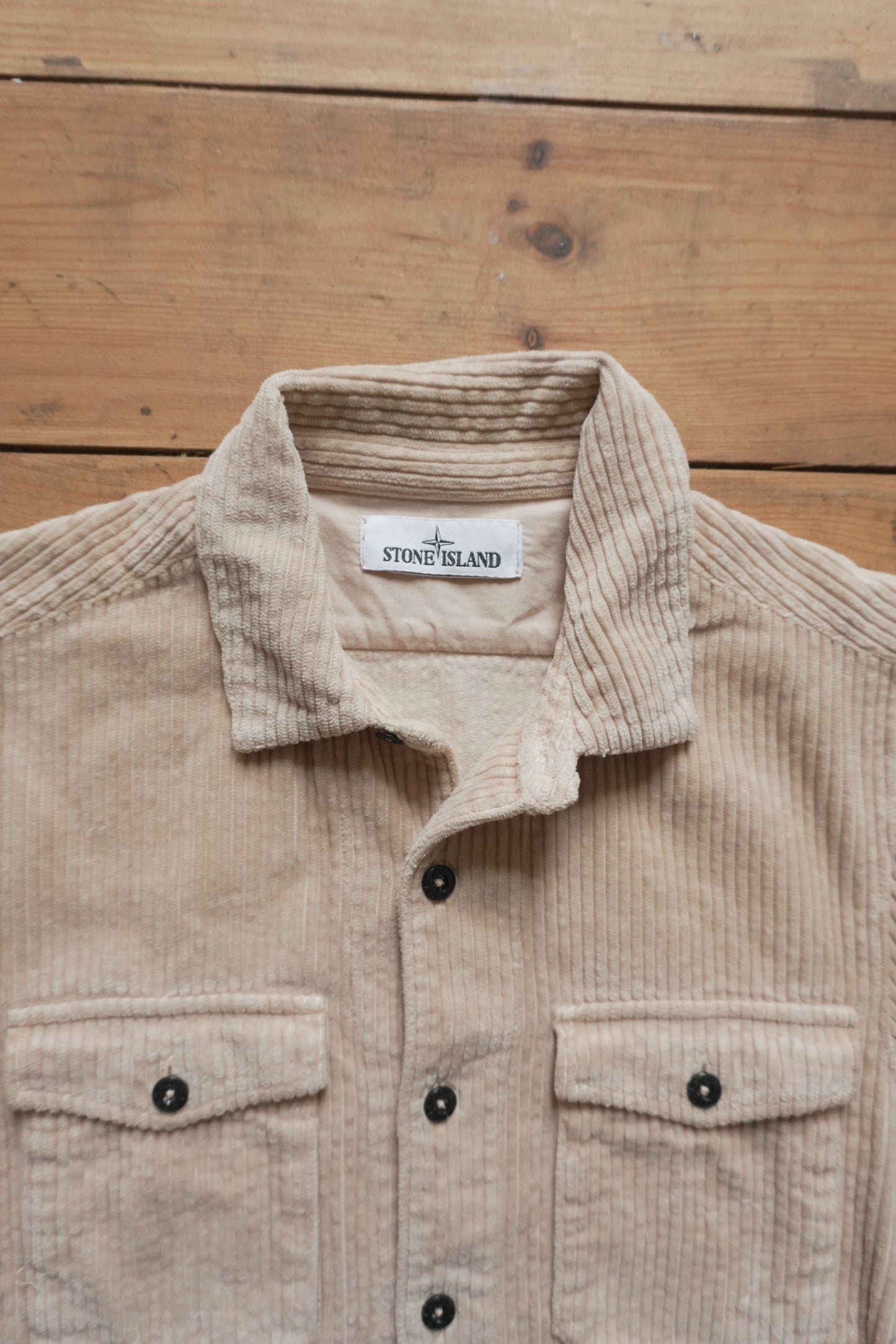Stone Island Shirt Corduroy Over Shirt Men's Small Cord Shacket