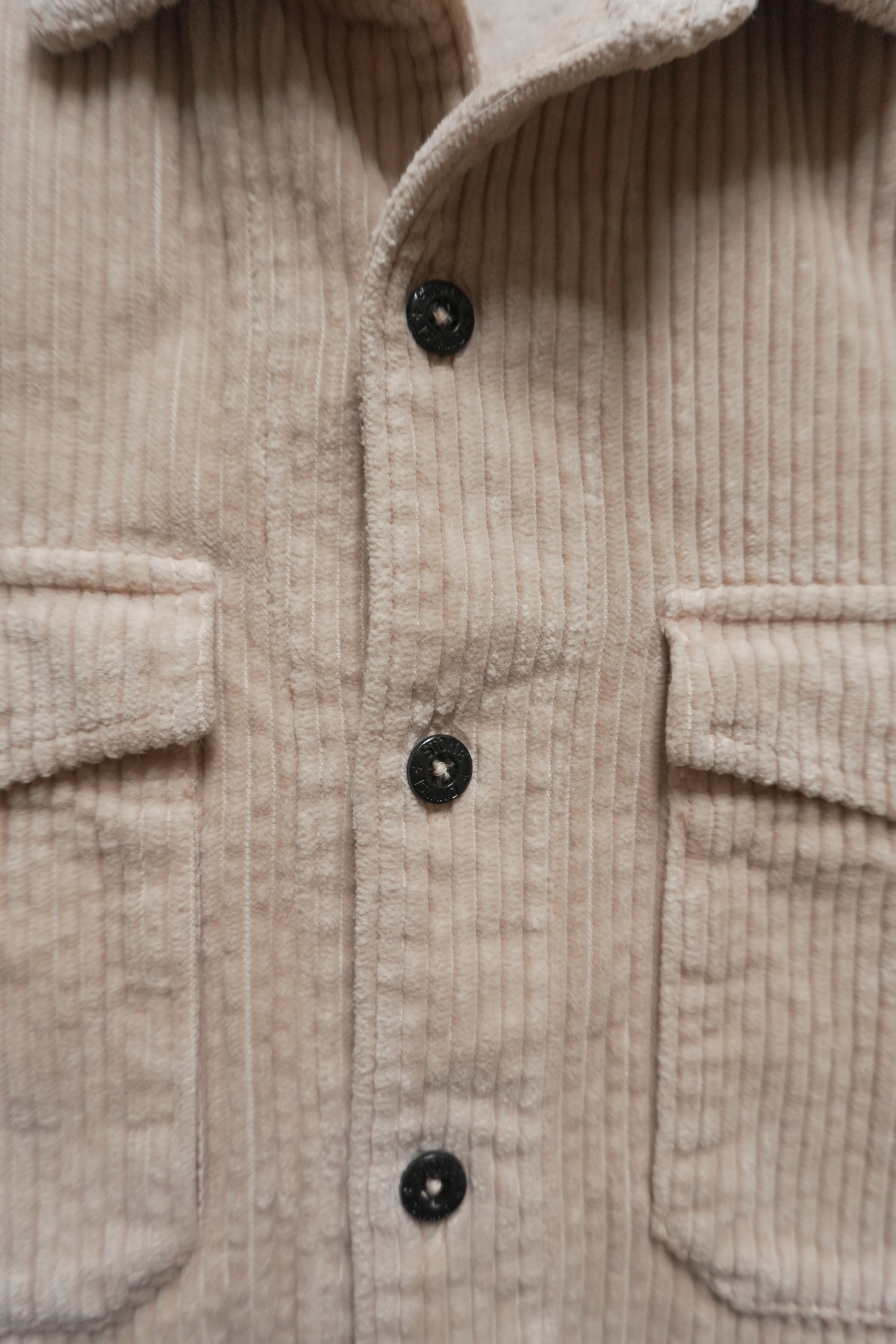 Stone Island Shirt Corduroy Over Shirt Men's Small Cord Shacket