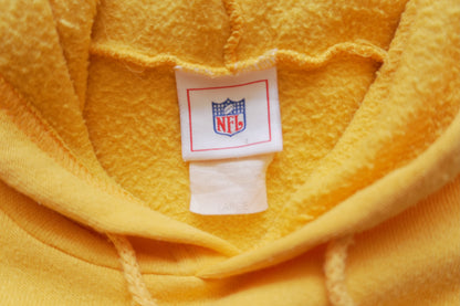 Hoodie Vintage Greenbay Packers 90s 2000s Yellow NFL Men's Large US Sportswear