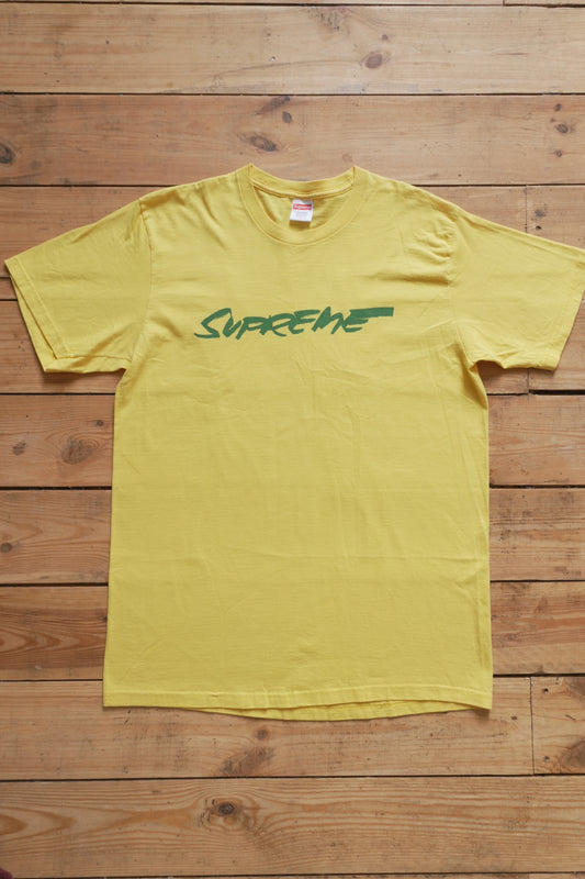 Supreme Yellow "Justice for All" T-shirt Made in USA Early 2000's Men's Large