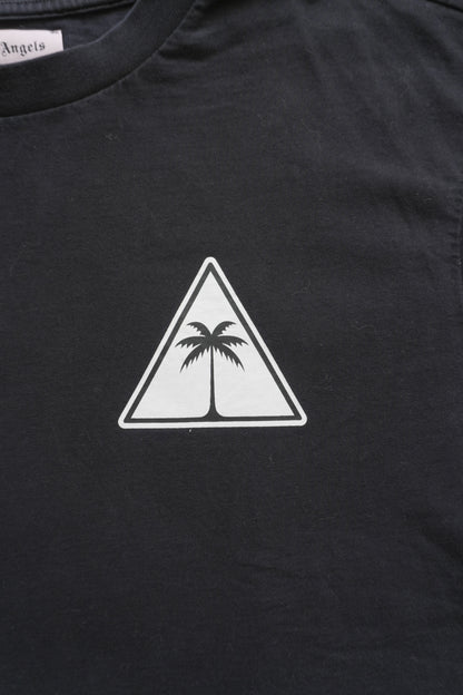 Palm Angels T-shirt Black Palm Tree Triangle 2021 EU Made Men's XL Short Sleeve