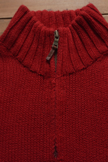 Vintage Polo Ralph Lauren Quarter Zip Sweater 2000's Y2K Men's Small Knitwear