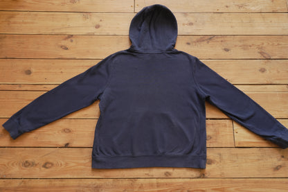 Hoodie Vintage Nike 2000's Crosspoint Christian Warriors Navy Blue Women's Medium
