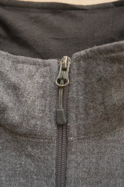 Jacket The North Face Vintage Wool Blend Grey Men's XL Zip Pockets Full Zip