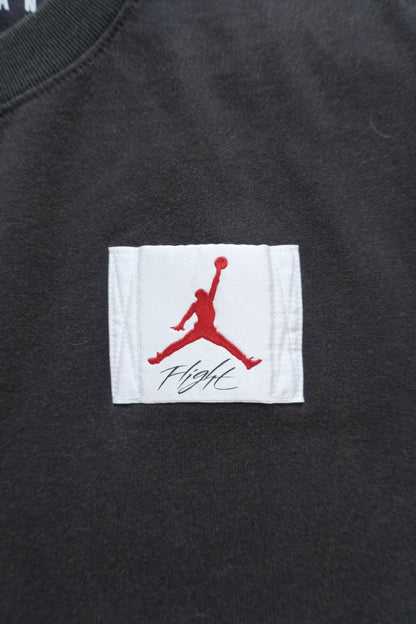 Jordan T-shirt Black White Red Logo on Chest Men's Small Standard Fit 100% Cotton