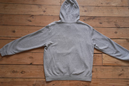 Nike Hoodie Grey White Shoulder Detail Men's Medium Sportswear