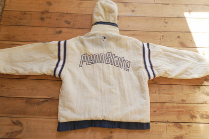 Vintage Reversible Penn State Jacket Pro Player Footlocker Hooded University Coat Collegiate
