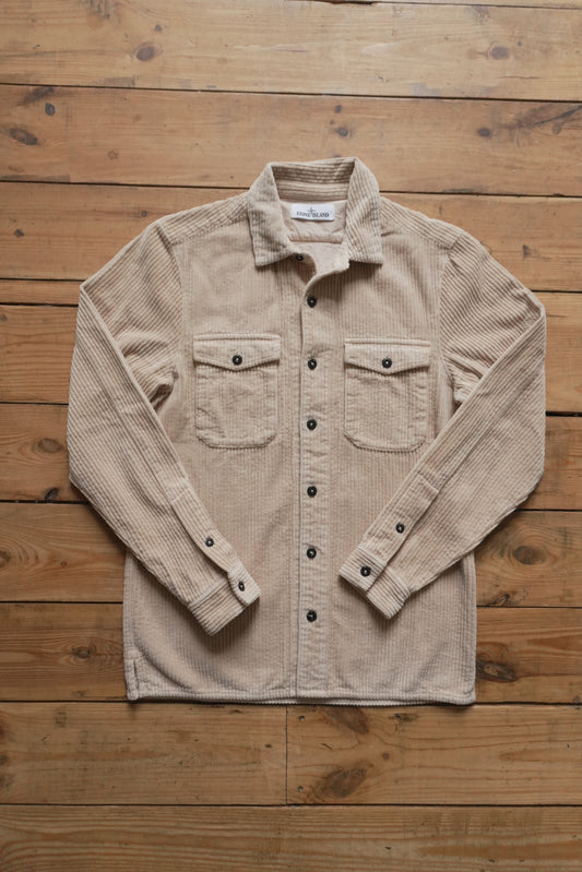 Stone Island Shirt Corduroy Over Shirt Men's Small Cord Shacket