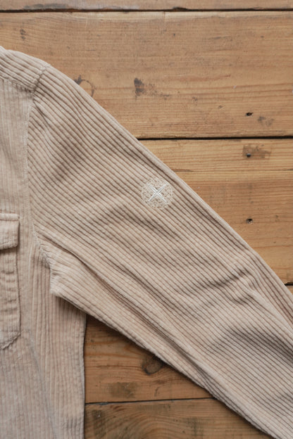 Stone Island Shirt Corduroy Over Shirt Men's Small Cord Shacket