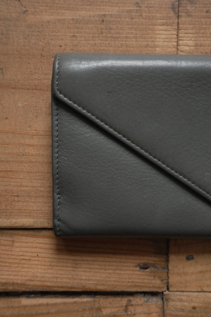 Balenciaga Grey Wallet Long Purse Women's