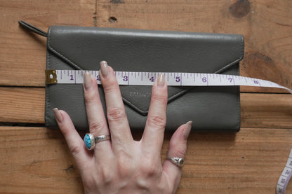 Balenciaga Grey Wallet Long Purse Women's