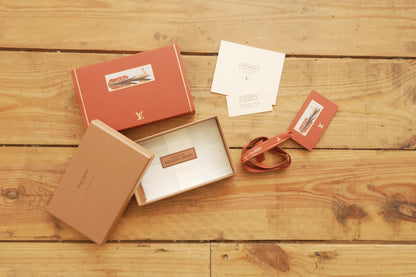 Louis Vuitton Green Leather Keycase Epi Leather Keyholder with Box