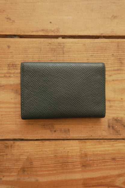Louis Vuitton Green Leather Keycase Epi Leather Keyholder with Box