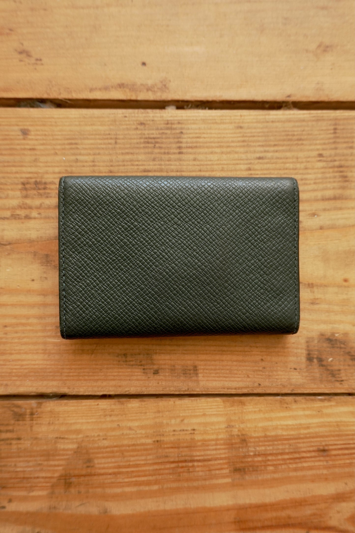 Louis Vuitton Green Leather Keycase Epi Leather Keyholder with Box