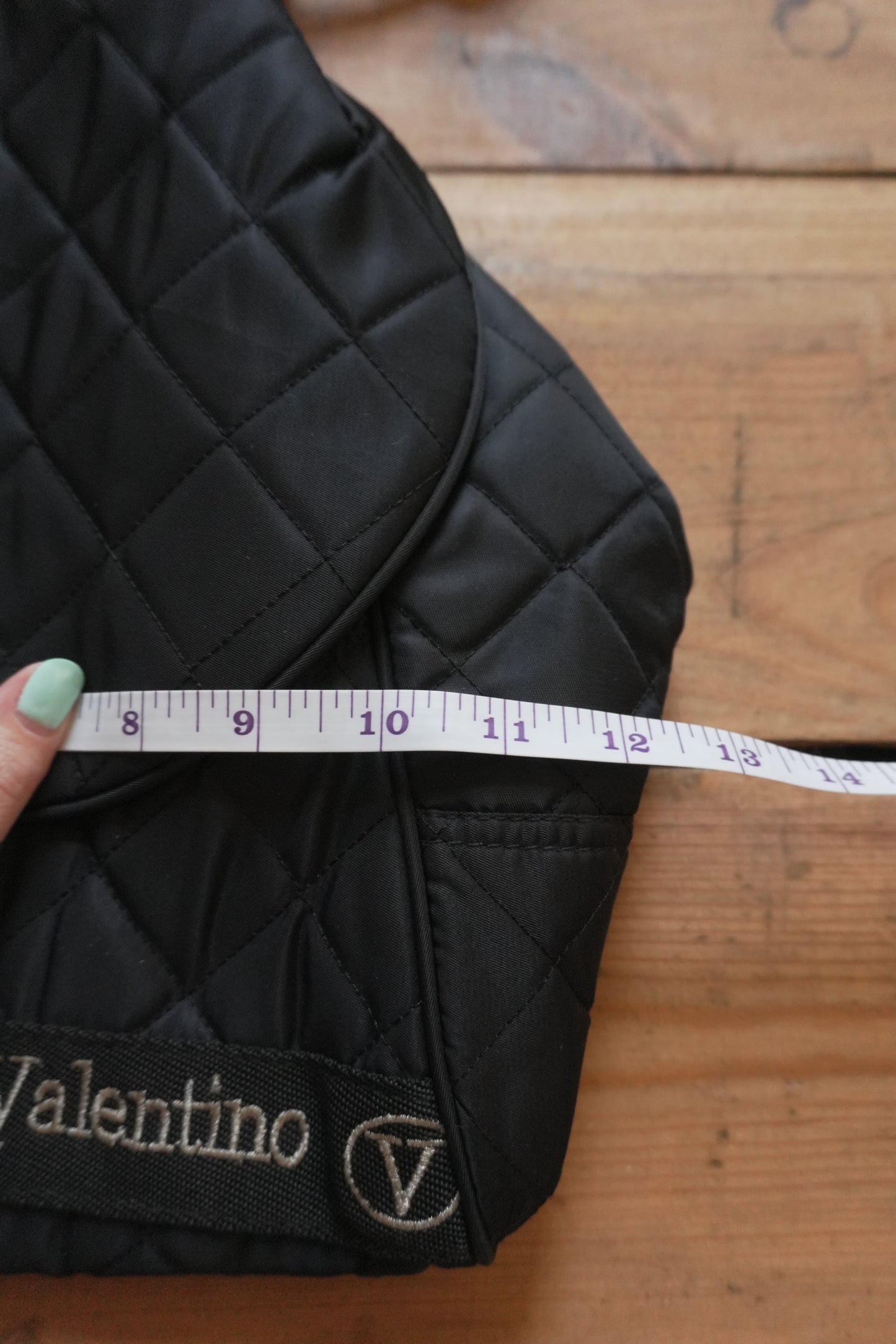 Valentino Backpack Black Quilted Gold Hardware Crossbody Double Straps