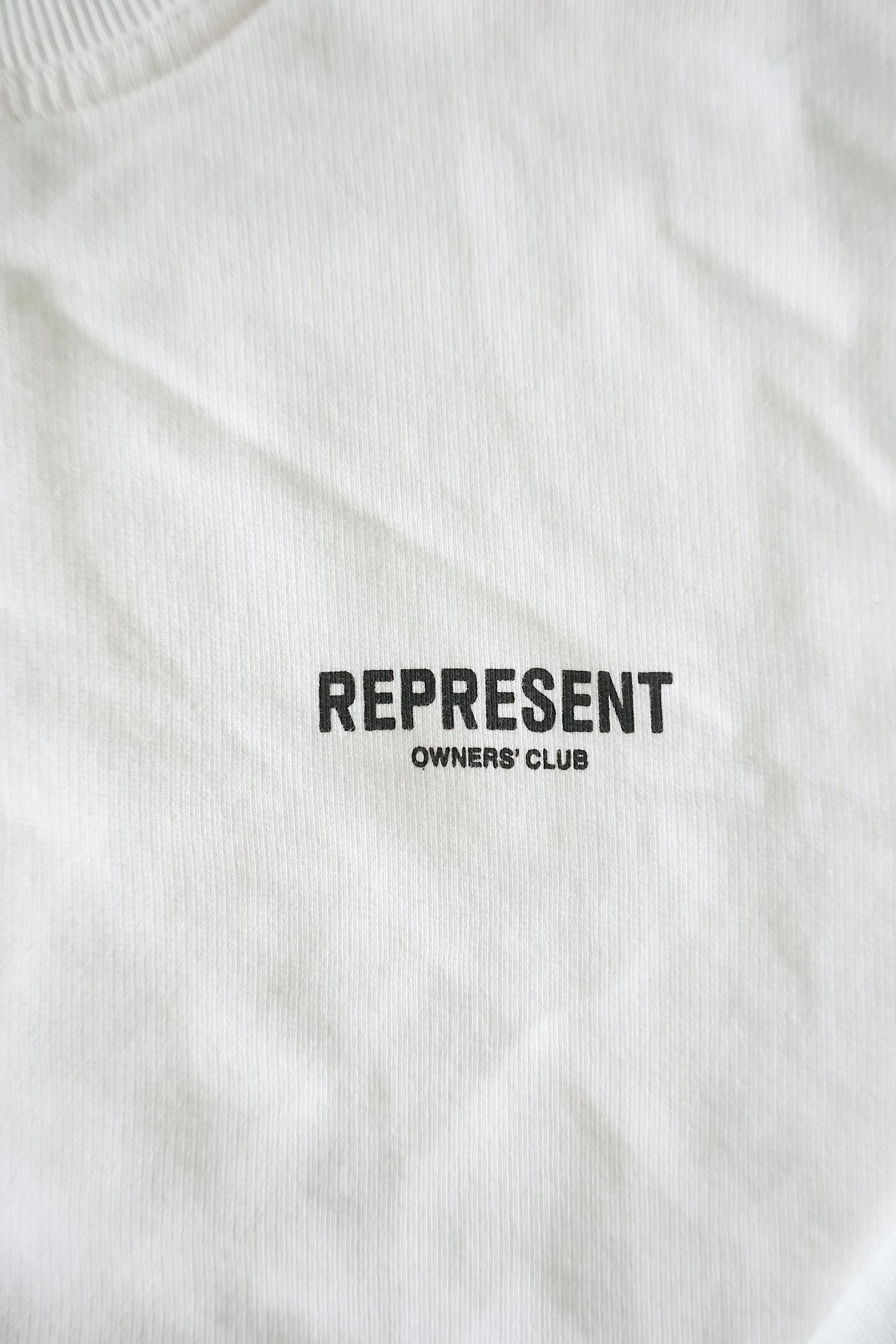 Represent Sweatshirt White Owner's Club Men's 2XS 100% Cotton Crew Neck NWOT