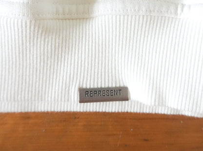 Represent Sweatshirt White Owner's Club Men's 2XS 100% Cotton Crew Neck NWOT
