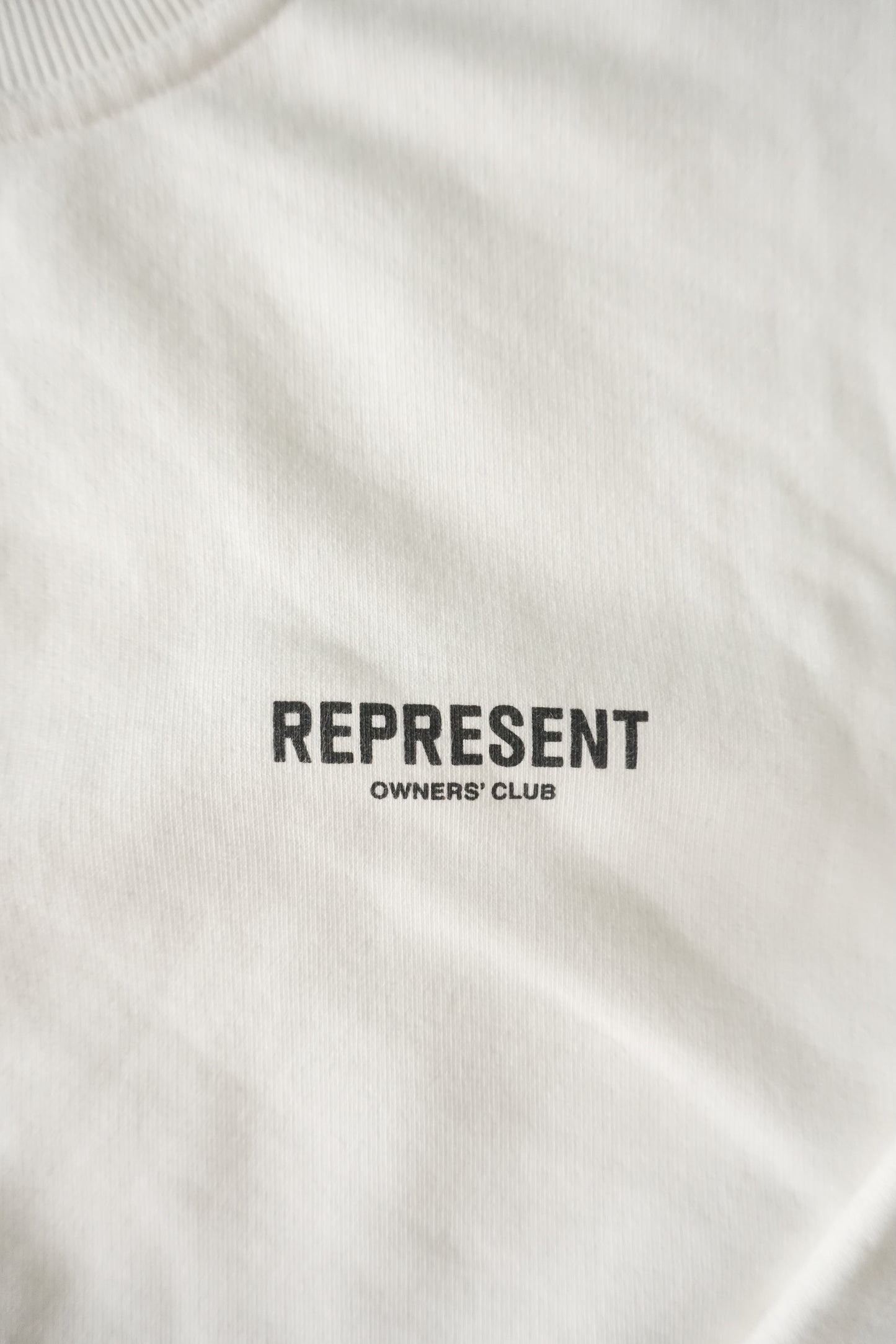 Represent Owners Club Sweatshirt White Oversized Men’s XL Cotton Sweater