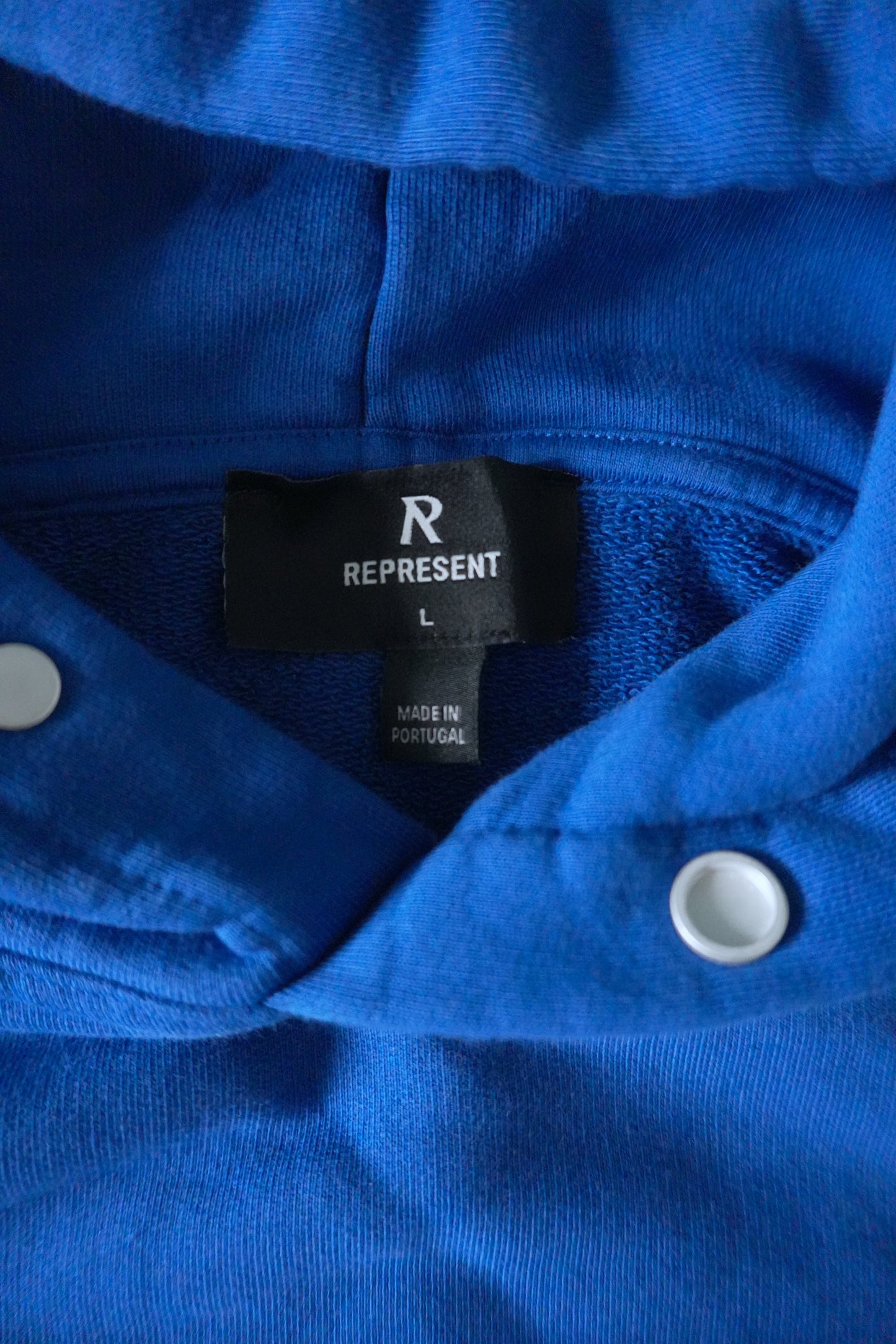 Represent Owners Club Hoodie – Cobalt Blue, Oversized Fit Men’s Large Sweatshirt