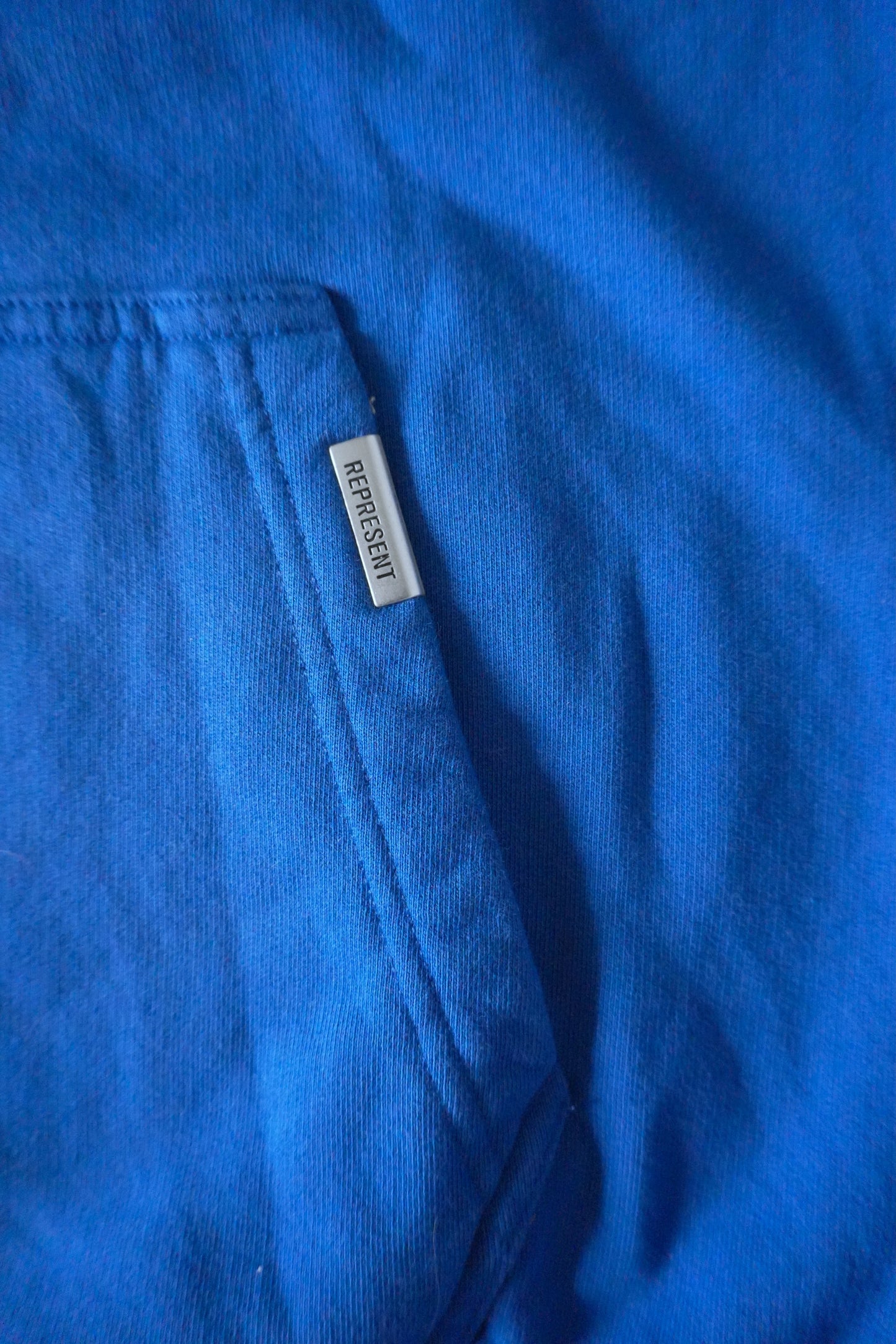 Represent Owners Club Hoodie – Cobalt Blue, Oversized Fit Men’s Large Sweatshirt