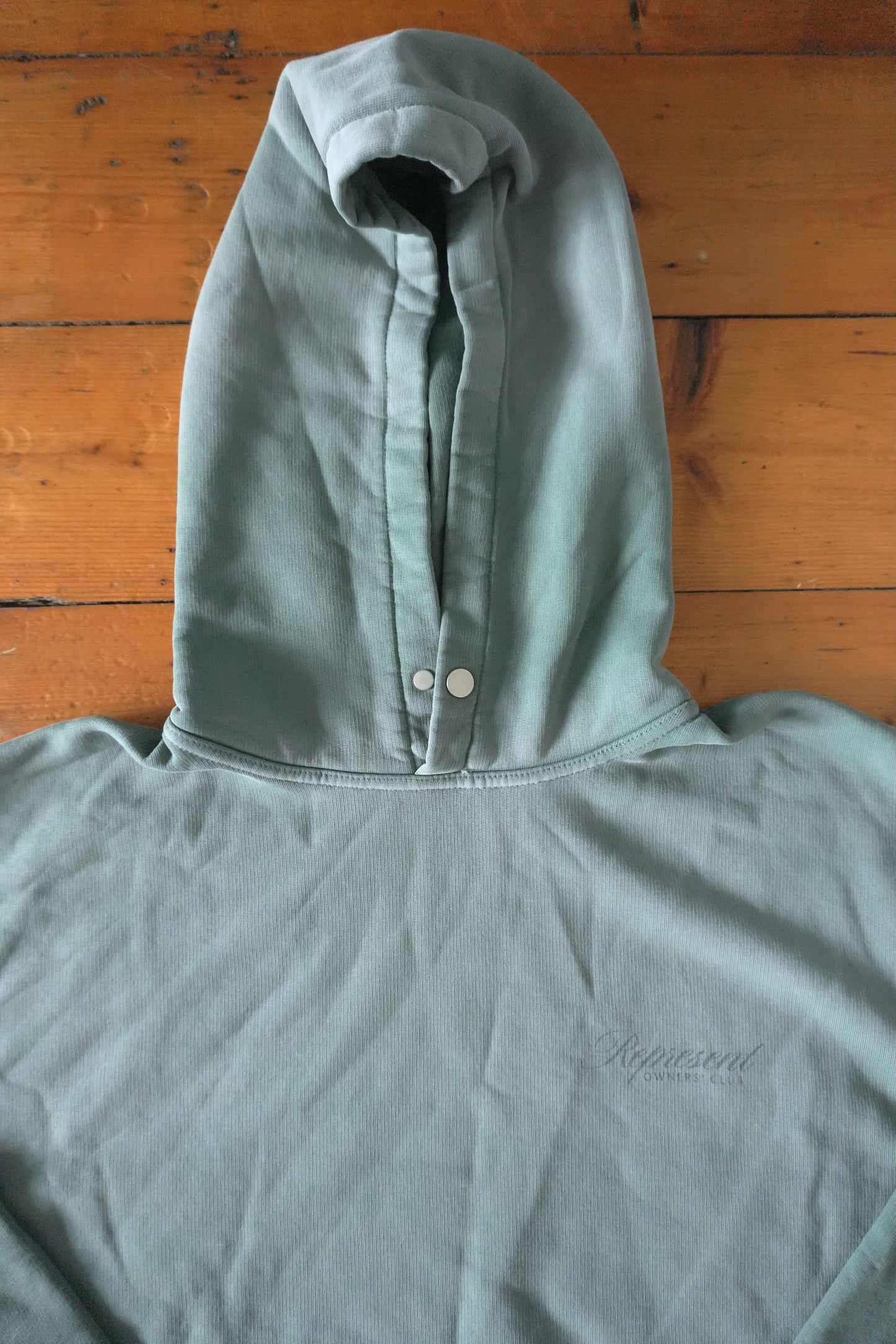 Represent Owners Club Hoodie Khaki Green Oversized Men’s Medium Sweatshirt