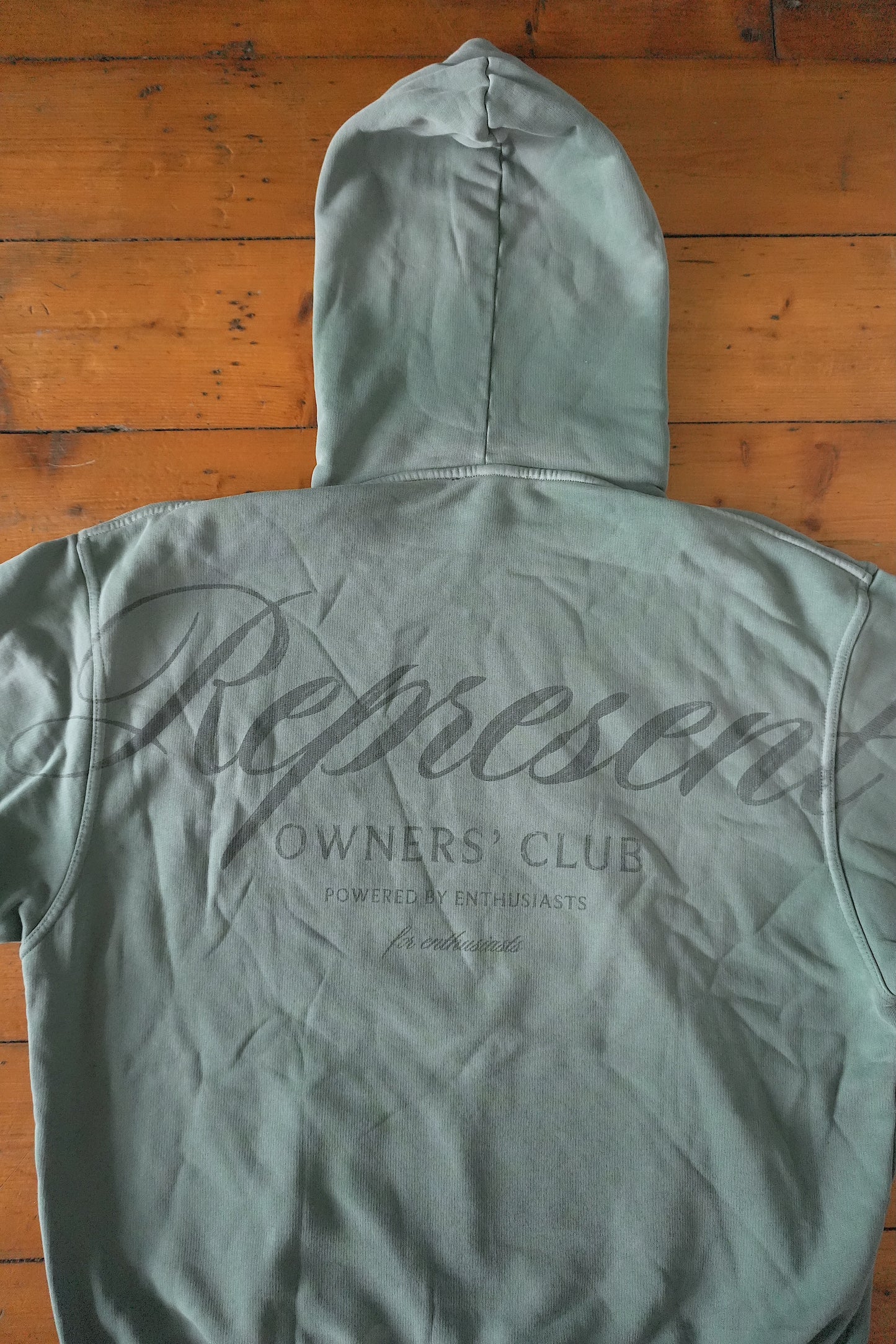 Represent Owners Club Hoodie Khaki Green Oversized Men’s Medium Sweatshirt