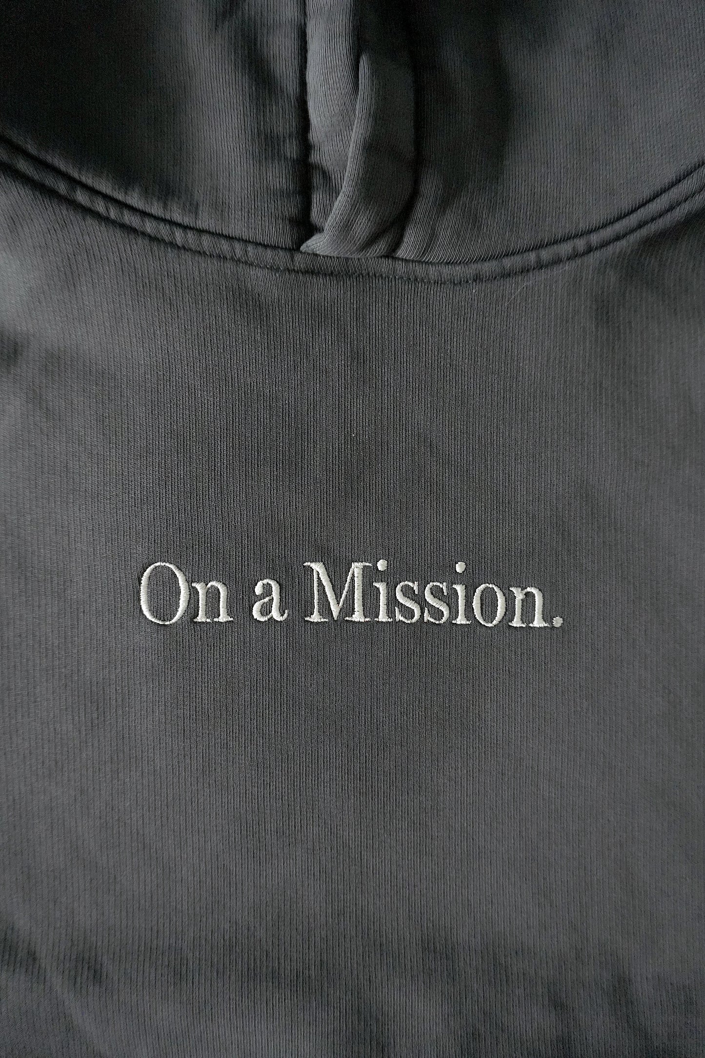 Represent Hoodie On a Mission Dark Grey Men's Small 100% Cotton Hooded