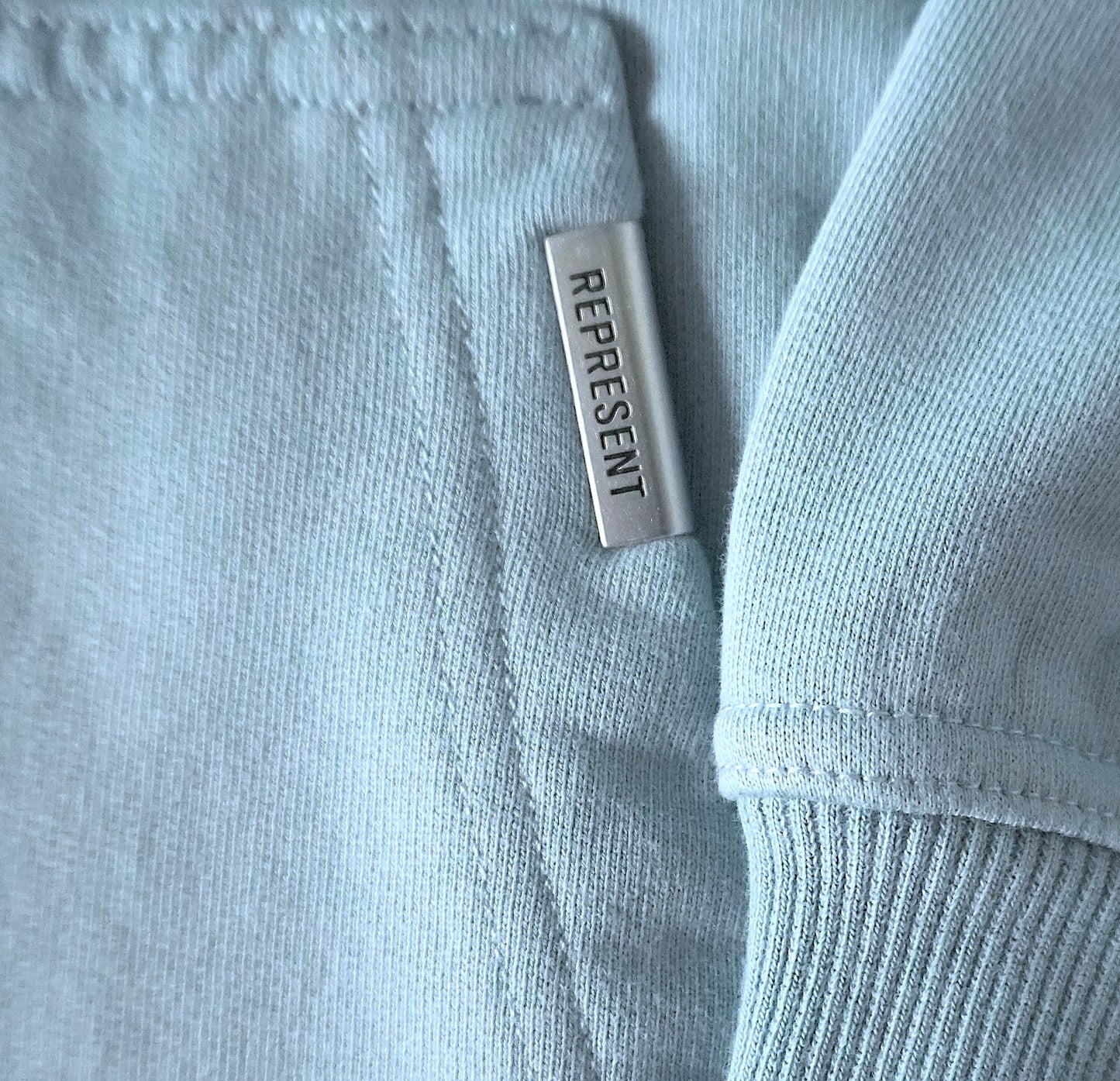 Represent Owners Club Hoodie Powder Blue Oversized Men’s XL Cotton Sweatshirt