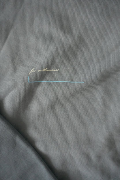 Represent Patron of the Club Sweatshirt – Washed Blue/Grey, Oversized Fit Small
