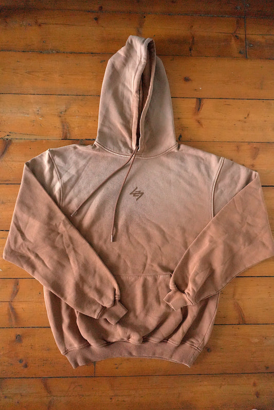 Represent 247 Motion Hoodie Brown Rust Fade Oversized XS Men’s Cotton Streetwear