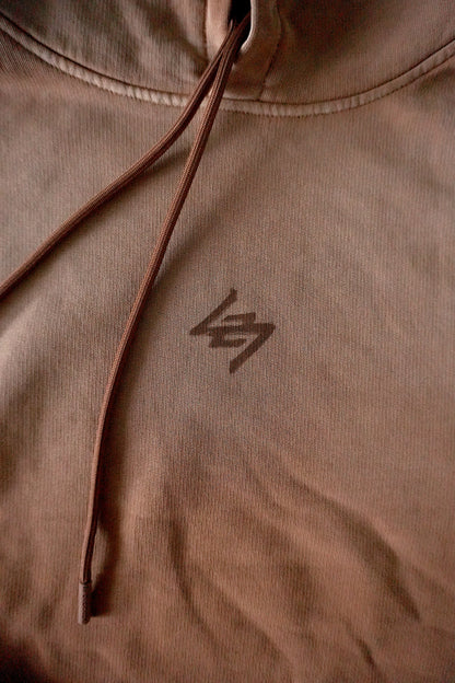 Represent 247 Motion Hoodie Brown Rust Fade Oversized XS Men’s Cotton Streetwear