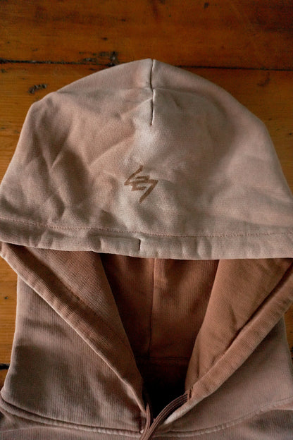 Represent 247 Motion Hoodie Brown Rust Fade Oversized XS Men’s Cotton Streetwear